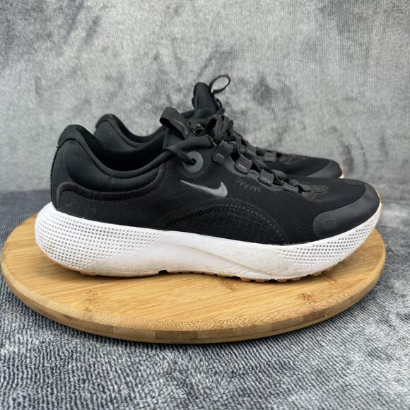 Nike Running Shoes Womens Size 7 Black White React Comfort Sneakers CV3817-002 - Picture 1 of 9